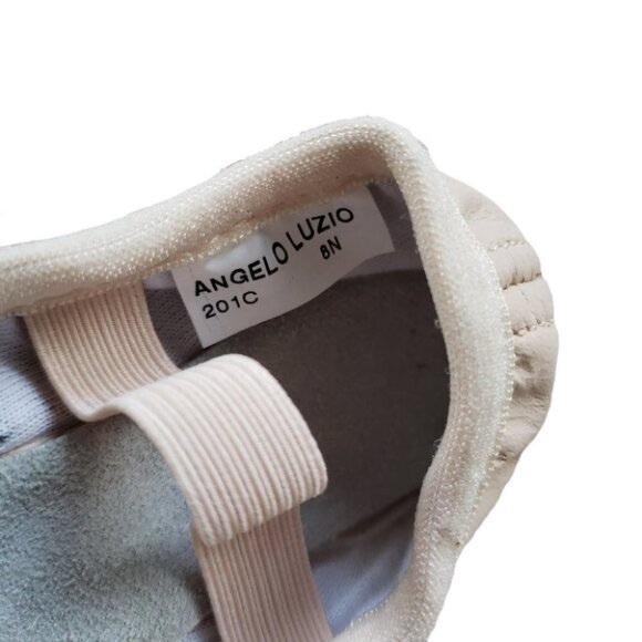 Angelo Luzio Toddler Leather Pink Ballet Flat 201c - Picture 2 of 4